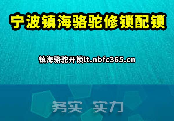 宁波镇海骆驼修锁配锁